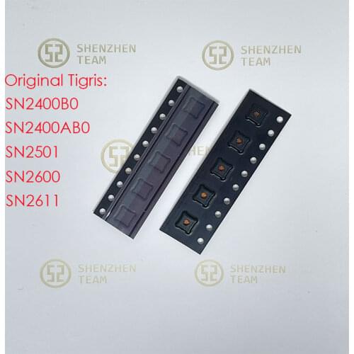 SZteam 5pcs NEW ORIGINAL SN2501A1 SN2501 SN2400B0 SN2400AB0 SN2600 SN2611 TIGRIS charger ic chip for iphone 6 6S 8 8P X XS 11 12