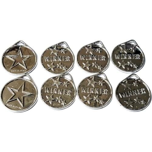 12 pcs No.1 Winner Badges Toys Pendants School Game Prize Birthday Party Pinata Favors Cake Decoration and School Prize Gift