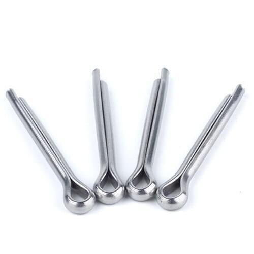 50pcs M1 Cotter pin GB91 Hairpin U-shaped pins Bayonet Stainless steel 304 8mm-20mm Length