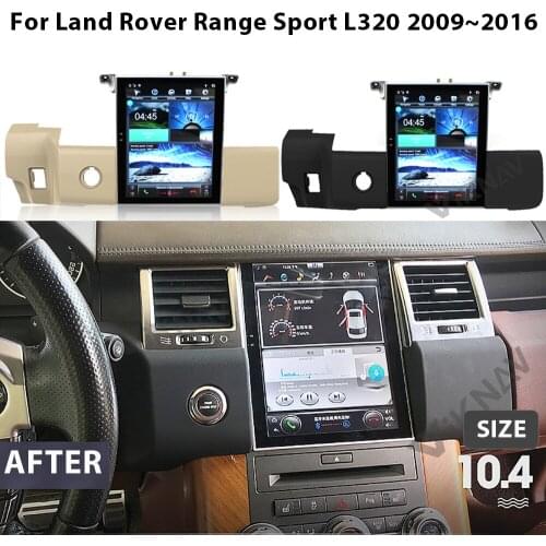 For Land Rover Range Sport L320 2009 2010 2011 2012 2013 Tesla Screen Android Car GPS Navigation Radio Player GPS System Audio