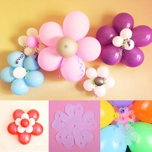 Flower Modeling Seal Clips Birthday Party Decor Latex Balloons Sealing Clips DIY Christmas Wedding party Balloons Accessories