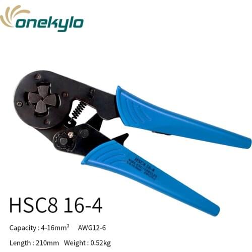 HSC8 16-4 Ferrules Crimping Plier Tubular Terminals Crimper Tools For Tube Type Needle Type Connectors