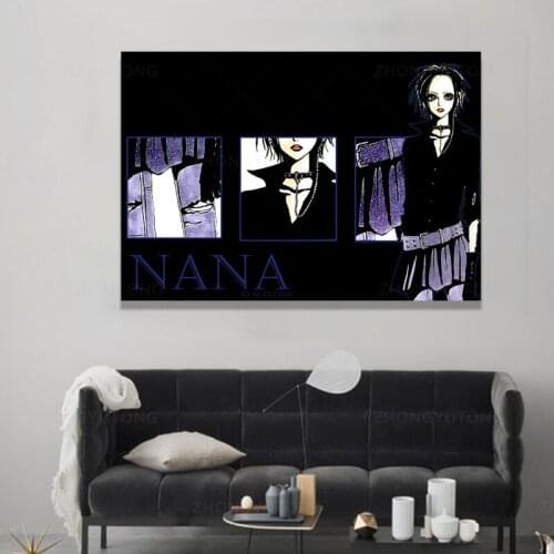 Anime Nana Osaki Canvas Art Poster and Wall Art Picture Print Modern Family Bedroom Decor Posters Nordic Style