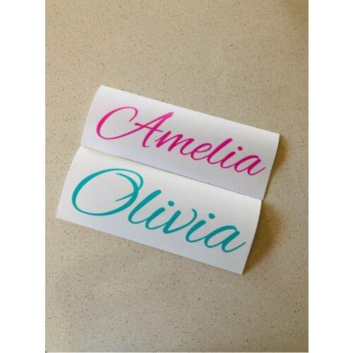 Personalised Unparalleled Name Wall Sticker For Kids Room Girl Bedroom Decor Nursery Room Baby Wall Art Decal Vinyl Mural GA118