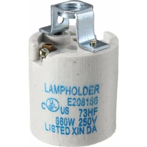 110v 220v E27 Ceramic Lamp Holder Light Socket Base Accessory Screw Cap Adapter Converter For Retro Vintage Edison Bulb Lamp