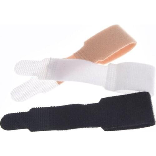2pc Fabric Toe Finger Straightener Hammer Toe Hallux Valgus Corrector Bandage Toe Separator Splint Wrap Foot Stretcher Care Tool