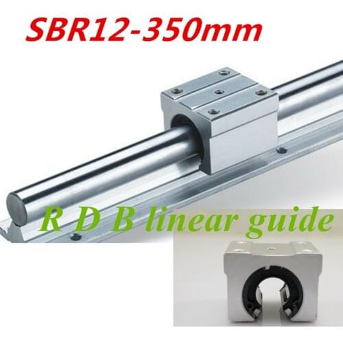 SBR12 350mm 12mm linear rail SBR12 L 350mm for cnc parts working with SBR12UU block 12mm linear guide