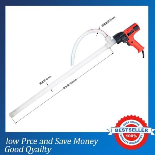 D70 PVDF Material Pipe Acid Resistance Chemical Drum Pump 800W