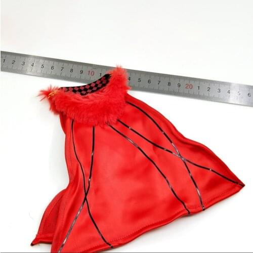 SUPER DUCK SET054 1/6 Scale Female Magical Girl Accessory Set Red Apron model For Action Figure DIY Accessories