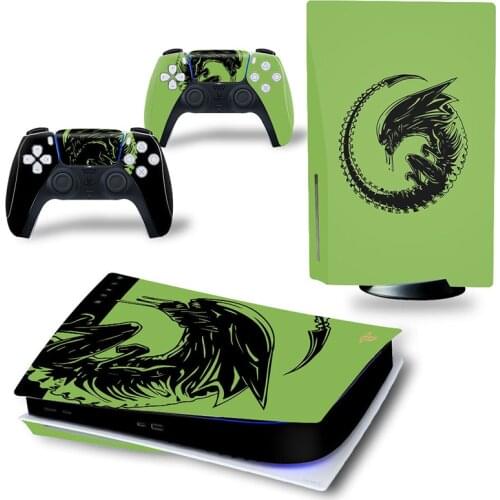 New Arrival PS5 Digital Edition Skin Sticker Decal Cover for PlayStation 5 Console and 2 Controllers PS5 Skin Sticker Vinyl
