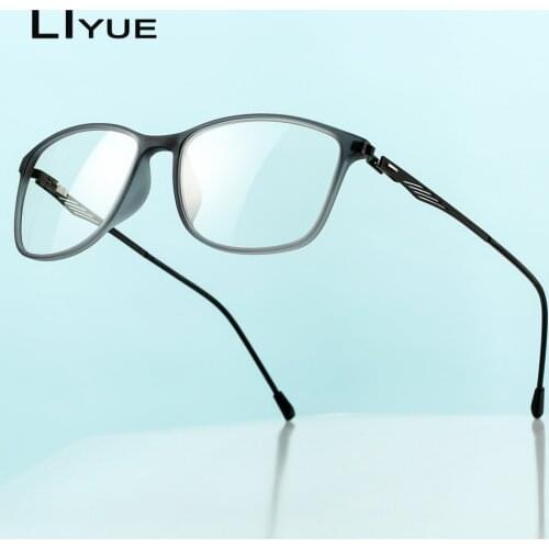 Optical Eye Glasses Frame Ultralight Retro Prescription Myopia Eyeglasses Plastic Titanium TR90 Frame Clear Lens For Men Women