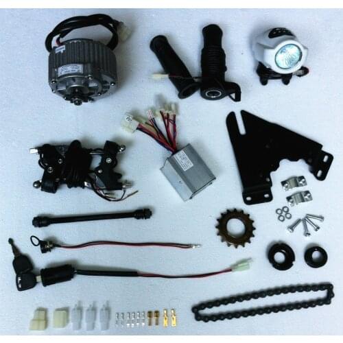 DC 24V 450W brush motor, DIY 22" - 28" electric bicycle kit , electric bicycle motor, E-bicycle kit, MY1018 brush motor