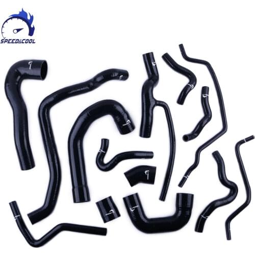 Silicone Radiator Coolant Hose Kit For SAAB 9-3 9.3 1.8 2.0 Turbo 2003 2004 2005 2006 2007 2008 2009 2010 2011 2012 2013 2014