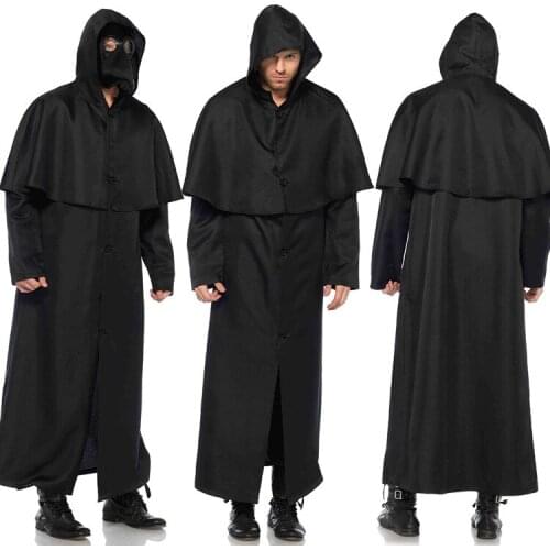 Halloween vampire male wizard devil cosplay horror bloody dark wizard stage drama costume