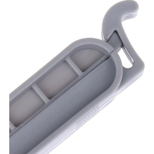 12pcs/set Bag Clips Snack Fresh Food Storage Bag Sealer Kitchen Tool accessories Vacuum Sealer Clamp Food Clip