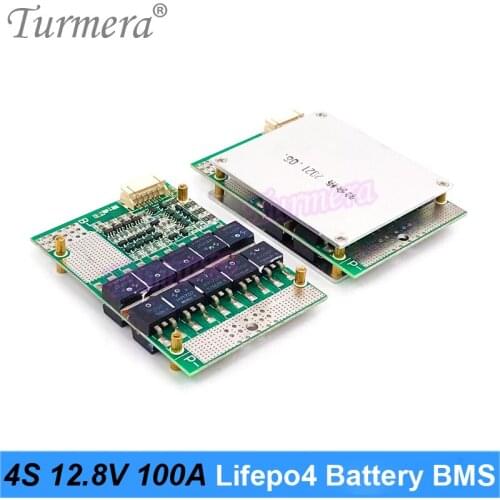 4S 12.8V 100A Balance Lifepo4 Battery BMS Balance Protected Board for 3.2V 100Ah 200Ah 280Ah 310Ah Lifepo4 Batteries Use Turmera