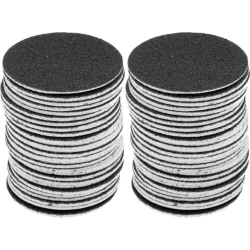 60Pcs Disposable Round Foot Rasp Sandpaper Discs for Electric Callus Remover