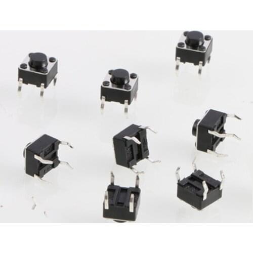 6X6X6 DIP Tactile Tact Mini Push Button Switch Micro Switch Momentary 6*6*6mm