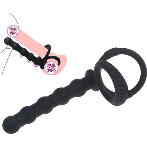 Anal Vibrator Double Penetration Strapon Dildo Vibrator Anal Beads Butt Plug G Spot Vibrator Intimate Adult Sex Toys New