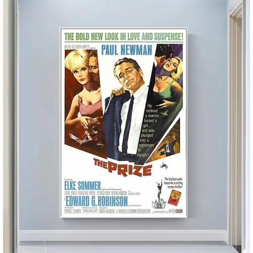 CP1163 The Prize Classic Hot Movie Print Silk Fabric Poster Indoor Wall Art Decor Gift