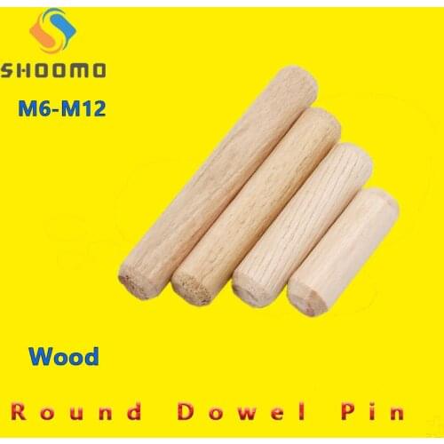 Wood Dowel Pins Per Lot Twill Hardwood Round Furniture Fitting Cylindrical Pin Cabinet Drawer Round Wood Dowel Pins Rods