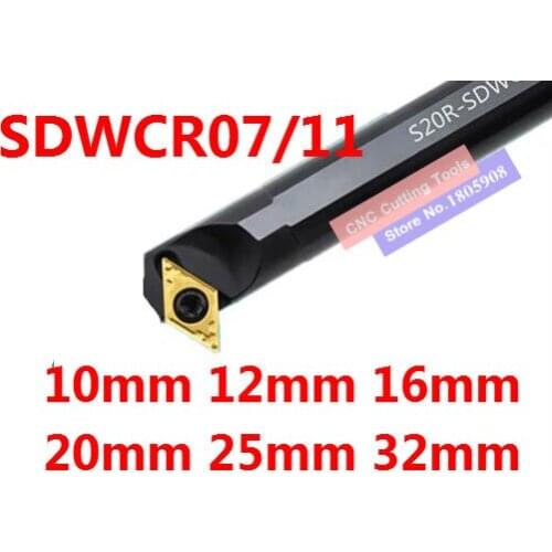 1PCS S10K-SDWCR07/S12M-SDWCR07/S16Q-SDWCR07/S16Q-SDWCR011/S20R-SDWCR11/S25S-SDWCR11/S32T-SDWCR11 SCWCL07/11 Turning tools Holder