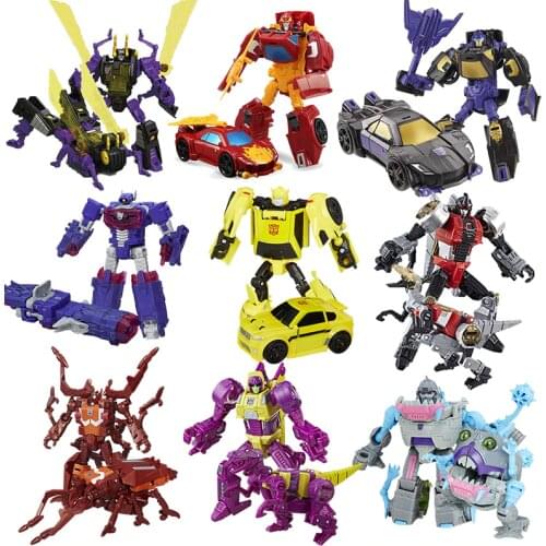 Transformers IDW Commander Level G Series Bumblebee Kickback BlackJack Rodimus Shockwave Cindersaur Action Figures Model Toy 8cm