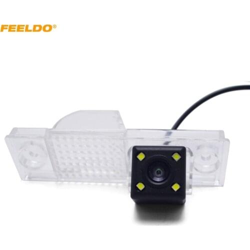 FEELDO Car HD CCD Rear View Camera For Trumpchi GS5 GS6 GA5 G6 With LED Parking Assist Backup Camera#3982