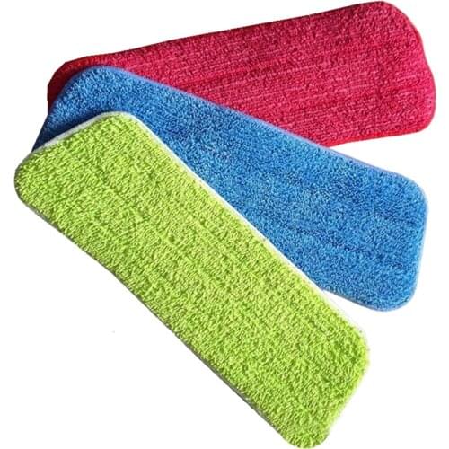 Hot Sale 3PCS Fiber Spray Mop Head Floor Cleaning Cloth Paste The Mop Replace Cloth Household Cleaning Mops Accessories