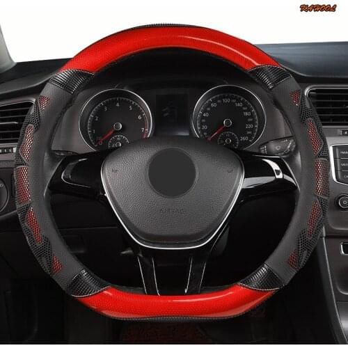KAHOOL Microfiber Leather Car Steering Wheel Cover For BORGWARD BX5 BX6 BX7 BXI7