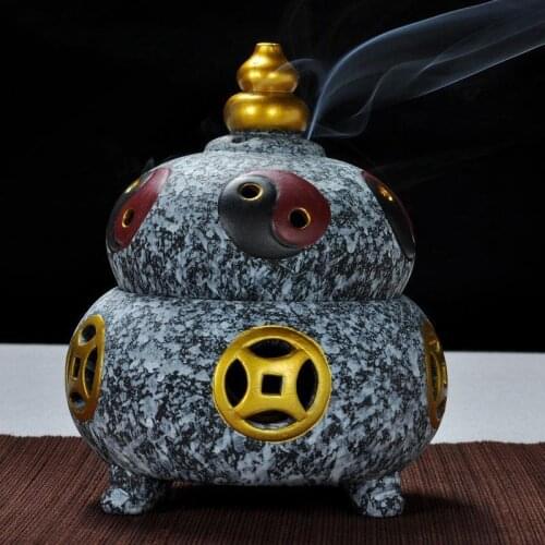 Classical, ceramic incense Buddha, Incense burner, censer, Tai Chi, incensory , onsale