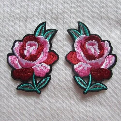 Hot sell brand new high quality fashion hot melt adhesive applique embroidery patches stripes DIY clothing accessory C5388-C5389