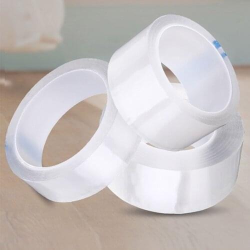 Kitchen Sink Nano Tape Waterproof And Mildew Resistant Transparent Tape Bathroom Toilet Joint Sealing Strip Self Adhesive Tapes