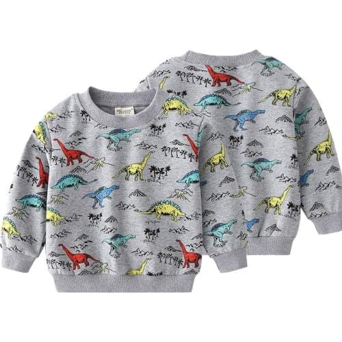 2021 New Arrival Autumn clothes Childrens Clothing Baby Casual Cartoon Sweatshirts Long Sleeve Pullover Boys Outfits Ropa Bebe