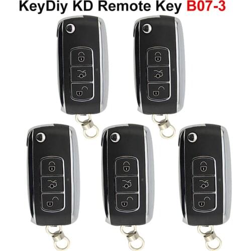 Okeytech 5PCS/LOT B07 B07-3 Original KeyDiy Remote Control KD Key For KD900/MINI KD/URG200 Key Programmer 3 Buttons B Series