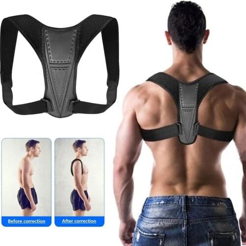 Medical Back Posture Corrector Belt Adjustable Clavicle Spine Back Shoulder Lumbar Posture Correction for Men Women