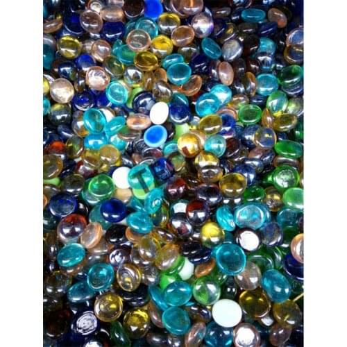 Manual glass stone glass marbles decorative aquarium glass balls