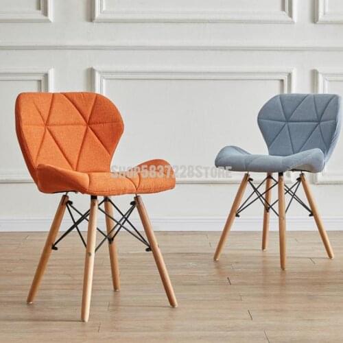 Nordic Dining Chair Bedroom Household Leisure Simple Stool Discussion Office Dormitory Desk Chair Makeup Manicure Stool