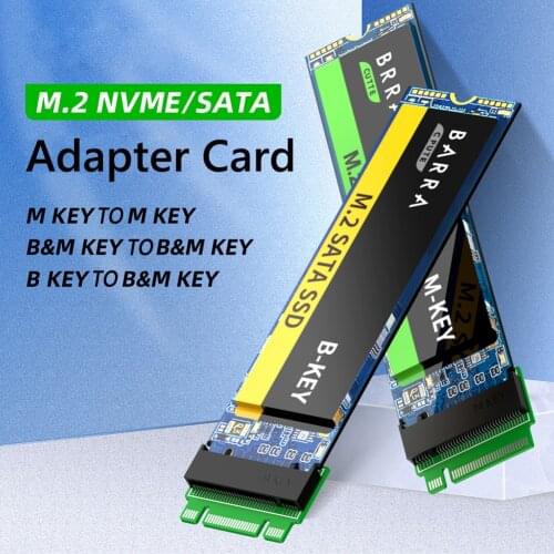 SSD Adapter Card Test Board M.2 PCIE NVME SATA NGFF Expansion Extender Riser Card B/M Key for Computer Notebook Laptop