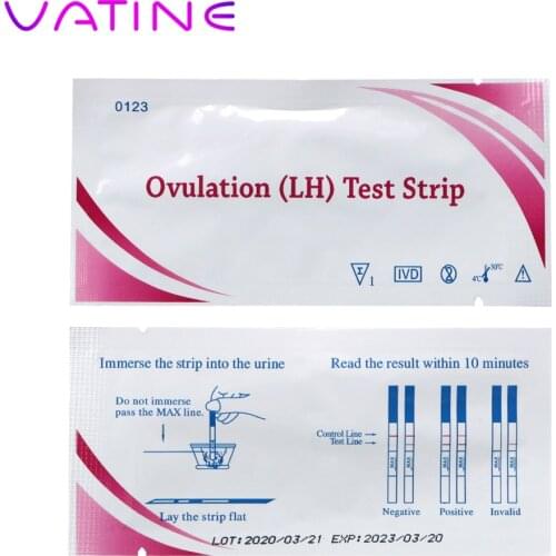 VATINE 20Pcs LH Tests LH Ovulation Test Strips First Response Ovulation Urine Test Strips Over 99% Accuracy Test