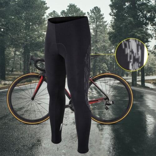 Santic Cycling Pants Winter Warm Licra Ciclismo Hombre Maillot Foot France 2018 Polyester Bike Pants M7C04095