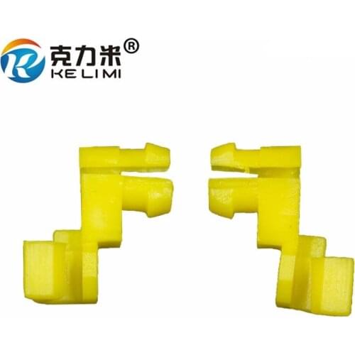 100 Pieces Left Right Rod Lock Clips For Toyota Yellow Plastic Car Door Side Rod Core Fixed Peg Hook Clips (50 pairs)