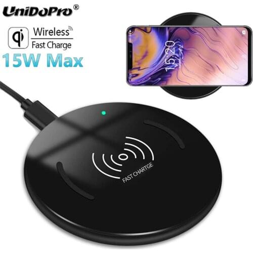 15W Qi-Guaranteed Fast Wireless Charger Pad for UMiDIGI One Max , One Pro , Z2 / Z2 Pro pad chargeur sans fil