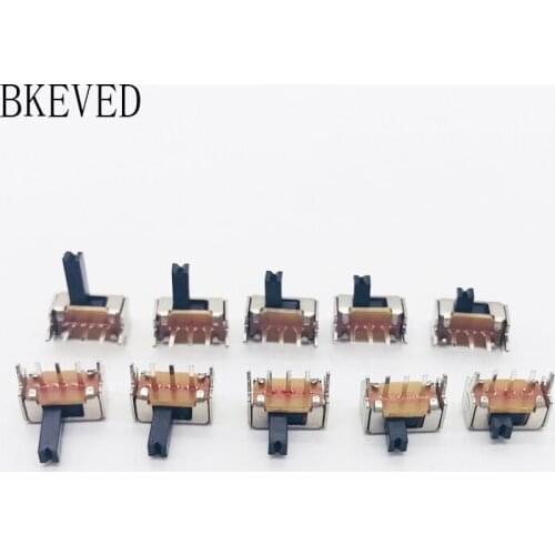 20pcs Toggle switch SK12D07VG 2/3/4/5/6mm SK12D07VG3 SK12D07VG4 stents Small toggle switch high Miniature Slide Switch Side Knob