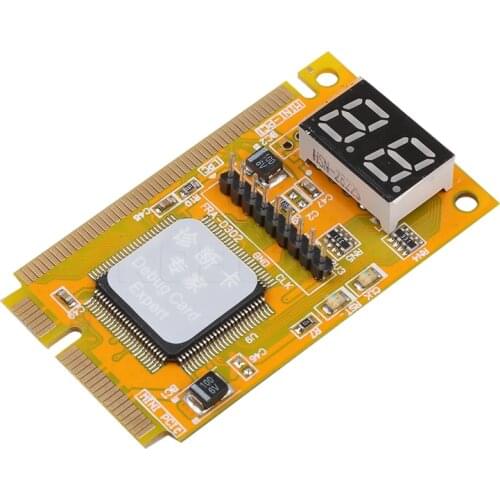 Hot PCI-E LPC PC Analyzer Tester POST Card Test Plastic/Metal High Stability For Notebook Laptop Express Card Hexadecim