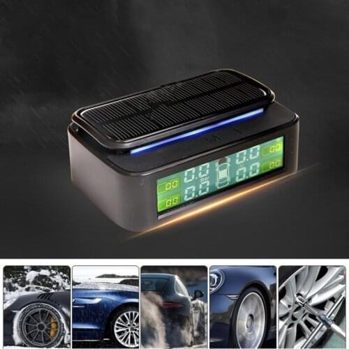 Automobile Ambient Light Two-color Tire Pressure Detector Digital Car Tyre 28GC