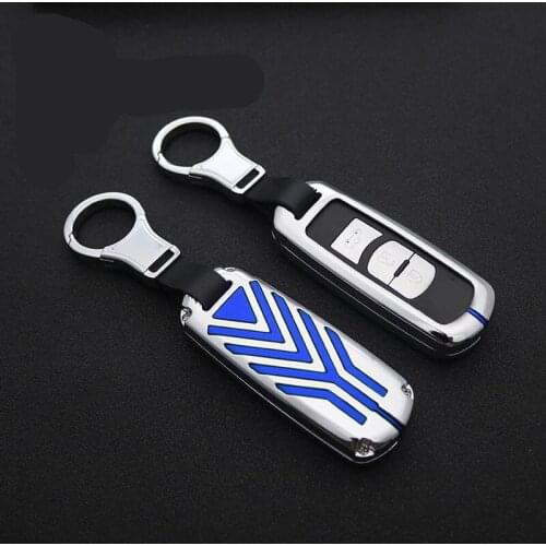 Zinc alloy Car Key Cover Remote Key Chain Case Covers 2 3 Buttons For Mazda 2 3 6 Axela Atenza CX-5 CX5 CX-7 CX-9 2015 2016