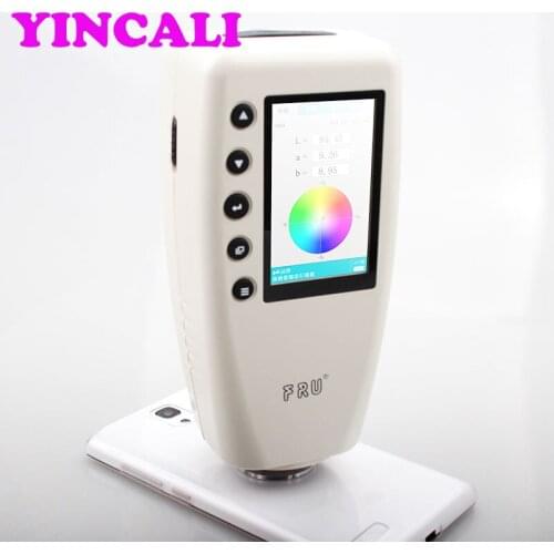 High Precise Colorimeter WR18 Caliber 4mm and 8mm Digital Color Analyzer Difference Meter Storage Testing Sample Data 200 groups