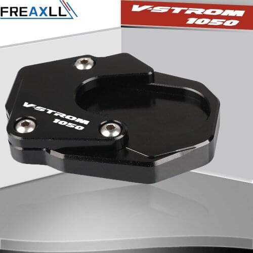 For SUZUKI V-STROM 1050/XT VSTROM 1050 2020 2021 Motorcycle Kickstand Foot Side Stand Extension Pad Support Plate VSTROM1050