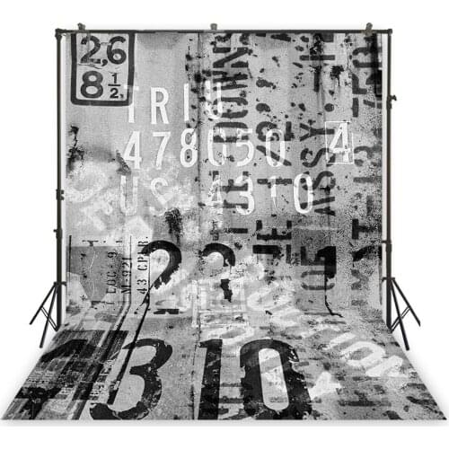 HUAYI Photography Backdrop Grunge Graffiti Brick Wall Photo Background Studio Portraits Child Photobooth Backdorps Props XT-1459